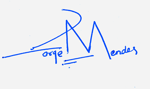 Jorge Mendes Name Cursive Handwritten Signature Style Ideas