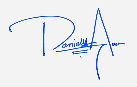 Daniella Chavez Name Cursive Handwritten Signature Style Ideas
