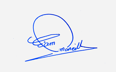 Liam mcneill Name Cursive Handwritten Signature Style Ideas