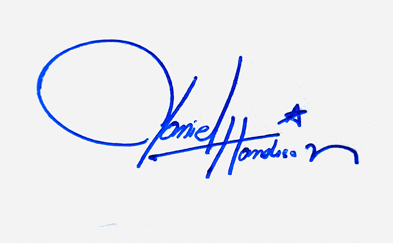 Daniel Henderson Name Cursive Handwritten Signature Style Ideas