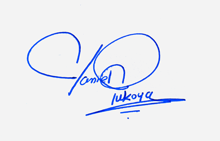 Daniel Olukoya Name Cursive Handwritten Signature Style Ideas