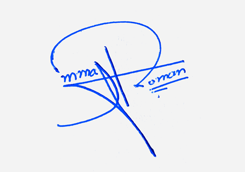 Emma Roman Name Cursive Handwritten Signature Style Ideas
