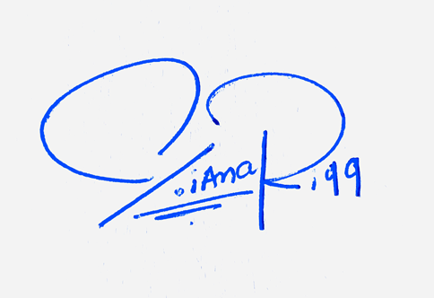 Diana Rigg Name Cursive Handwritten Signature Style Ideas
