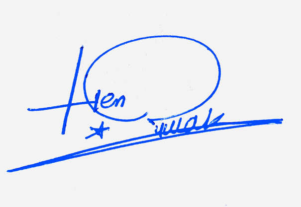 Henry Wok Name Cursive Signature Ideas
