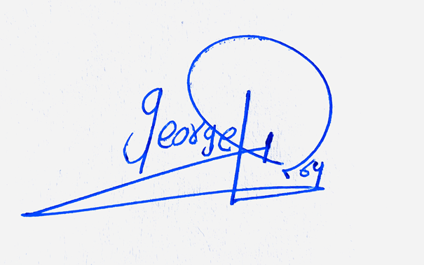 George Henry Name Cursive Signature Ideas
