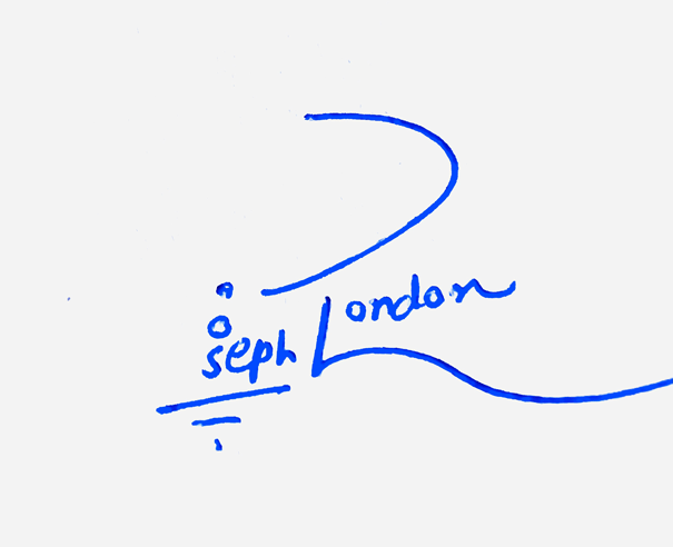 Joseph London Name Cursive Signature Ideas