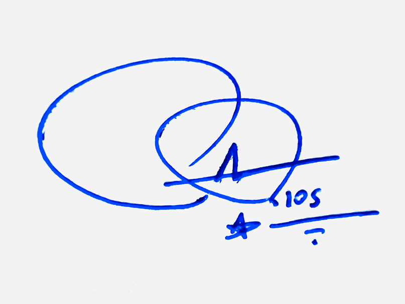 Carlos Name Cursive Handwritten Signature Style Ideas