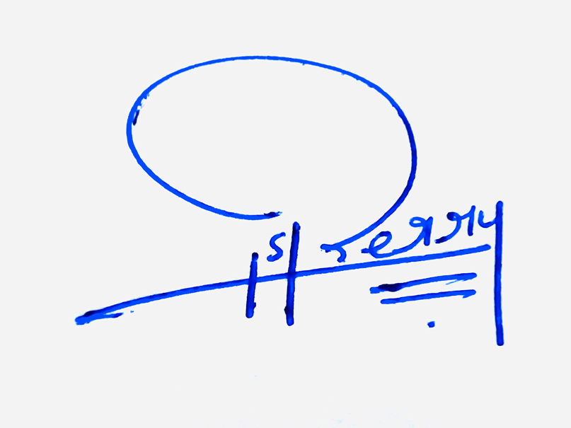 sherry Name Cursive Handwritten Signature Style Ideas