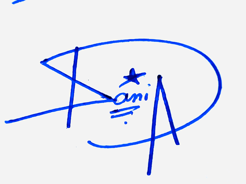 Tania Name Cursive Handwritten Signature Style Ideas