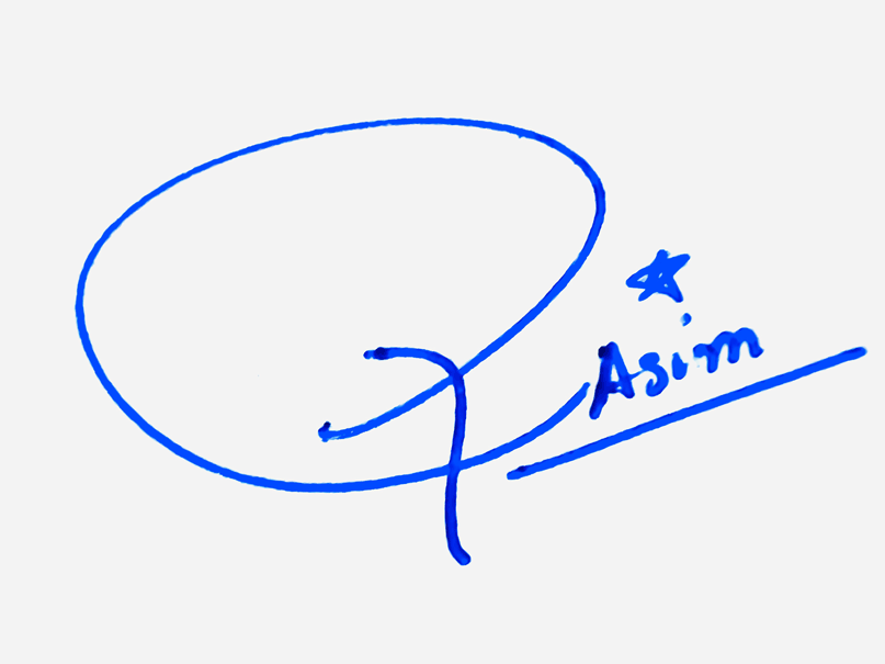 Qasim Name Cursive Handwritten Signature Style Ideas