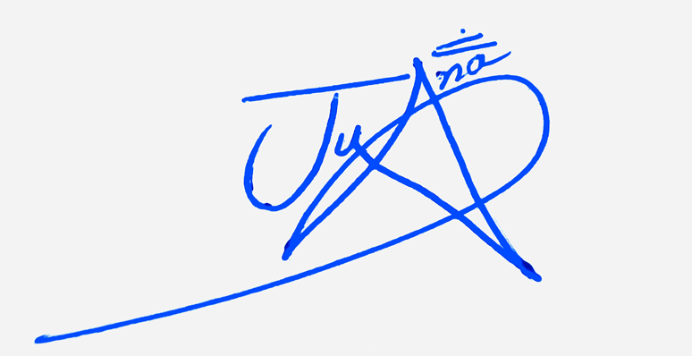 Juana Name Cursive Handwritten Signature Style Ideas
