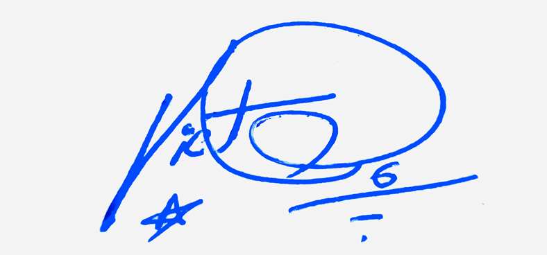 Victor Name Cursive Handwritten Signature Style Ideas
