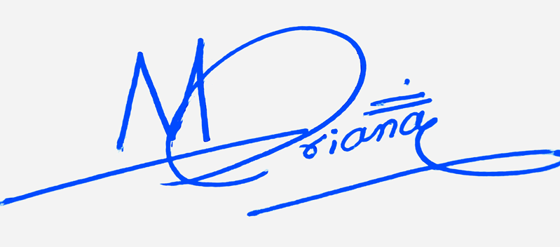 Mariana Name Cursive Handwritten Signature Style Ideas
