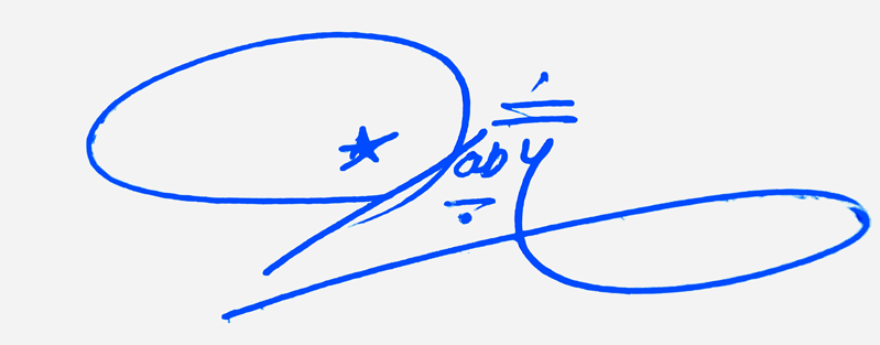 Gaby Name Cursive Handwritten Signature Style Ideas

